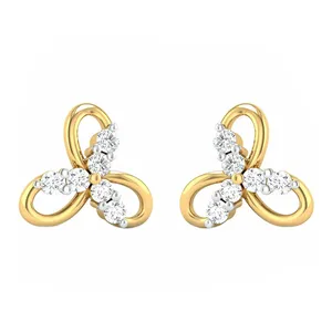 گوشواره طلا 18 عیار زرلوکس کد on-84