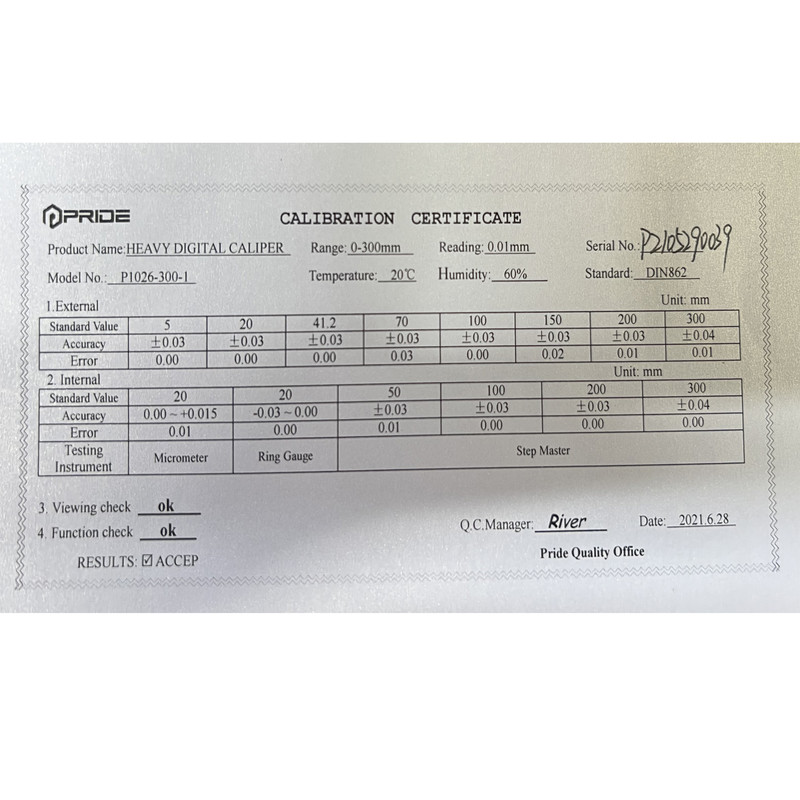 کولیس پراید مدل P1026-300 گستره 0-300 میلیمتر کولیس پراید مدل P1026-300 گستره 0-300 میلیمتر