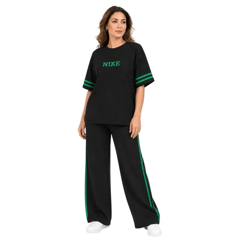 ست تی‌شرت آستین کوتاه و شلوار راحتی زنانه مدل BG-1104