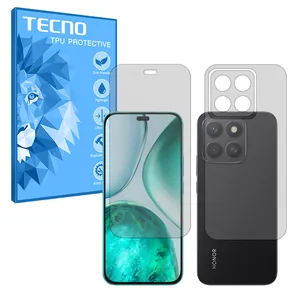 Tecno Resistant model Matte screen protector suitable for Honor X8c mobile phone along with the back of the phone