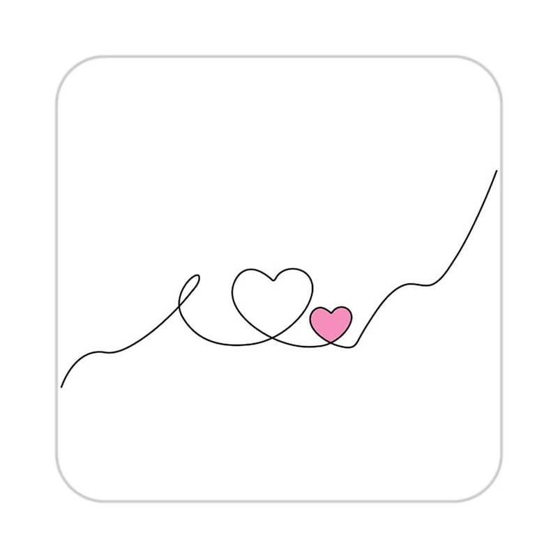 زیر لیوانی کاکتی طرح عاشقانه مدل mp36916