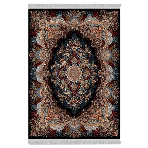 فرش پارچه‌ای دفه مدل فرشینه هازان مخمل کد 062