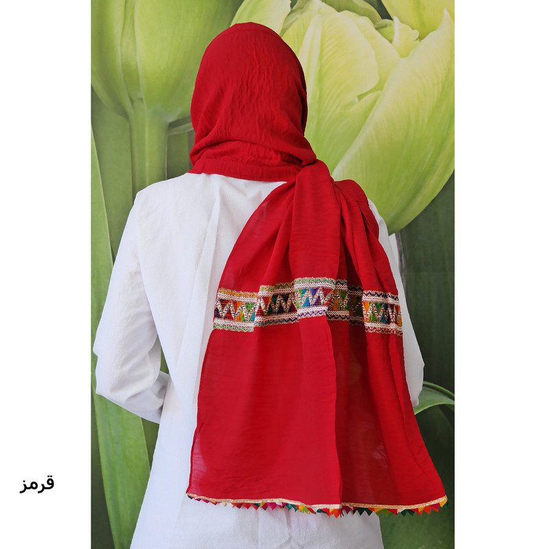 شال زنانه مدل نوار دوزی MA1076