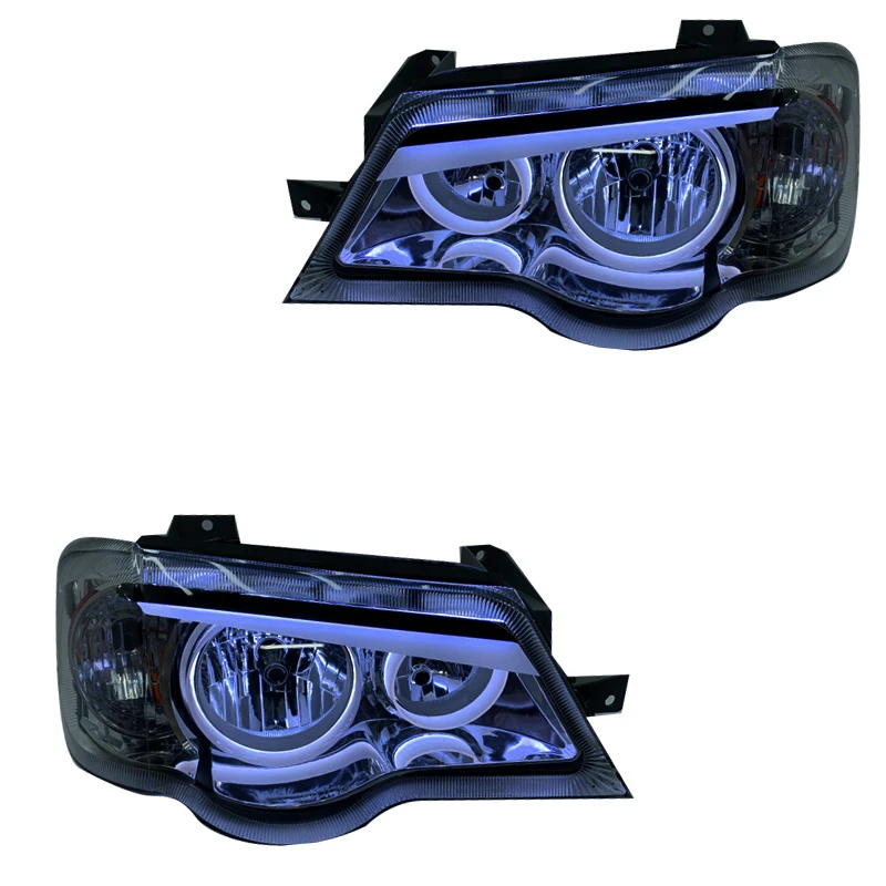 چراغ جلو خودرو گروه پژوهش صنعت مدرن مدل 3D-M8-W مناسب برای پراید 111 و 132 بسته دو عددی