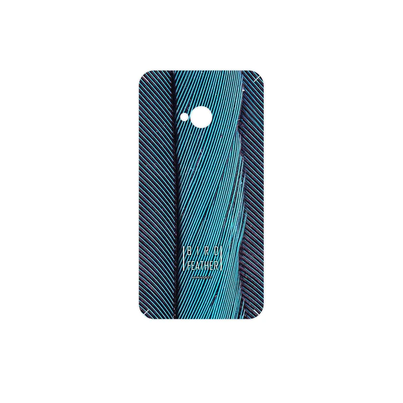 برچسب پوششی ماهوت مدل Turquoise feathers مناسب برای گوشی موبایل اچ تی سی One M7