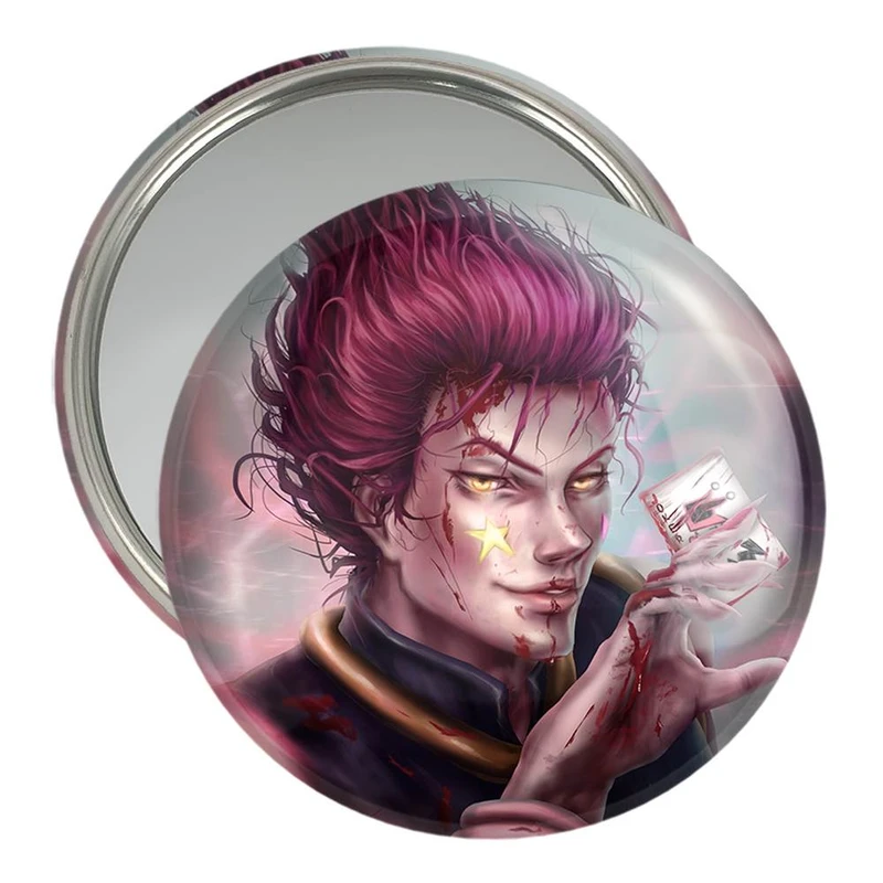 آینه جیبی خندالو مدل هیسوکا جوکر انیمه هانتر ایکس هانتر  Hunter × Hunter  کد 11938