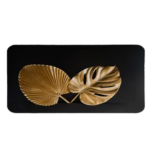  پادری طرح برگ کد 8931 سایز 110×60 سانتی متر