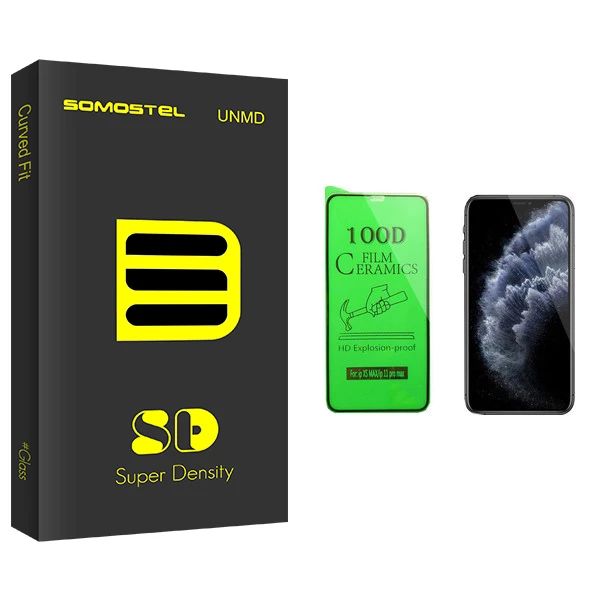 محافظ صفحه نمایش سرامیکی سوماستل مدل SD Glass مناسب برای گوشی موبایل اپل iPhone 11 Pro Max