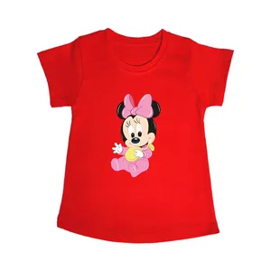تی شرت آستین کوتاه دخترانه مدل Baby Minnie Mouse R0018