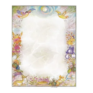  کاغذ تذهیب A4 مدل ابر و باد کد G 12 بسته 10 عددی