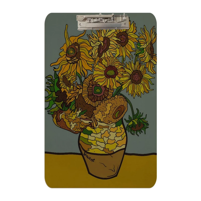 تخته شاسی گلاک طرح نقاشی ونسان ونگوک کد SM14 سایز A4