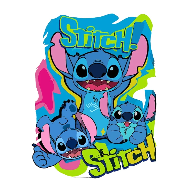 استیکر پارچه و لباس پاد آفرین مدل کارتونی استیچ کد S2545