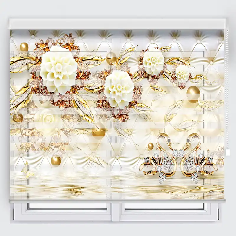 پرده زبرا مدل TD-42 سایز 125x180 سانتی متر