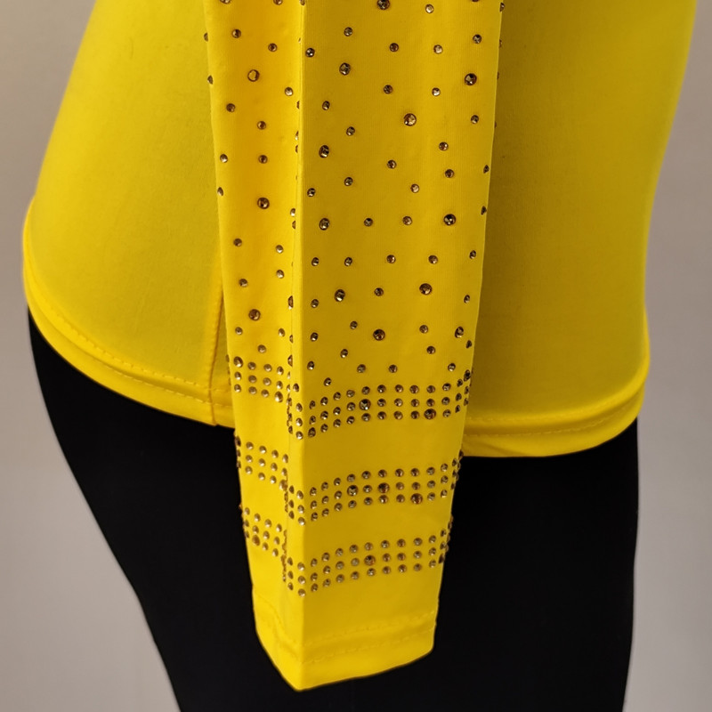 بلوز آستین بلند زنانه مدل مجلسی نگینی