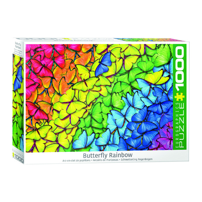پازل 1000 تکه یوروگرافیکس پازلز مدل Butterfly Rainbow كد 60005603