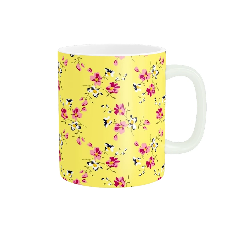 ماگ پاد آفرین طرح گل کد 1514