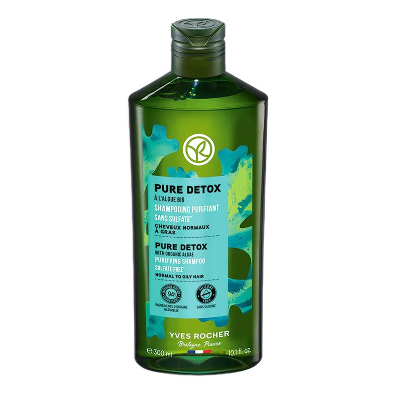 شامپو تقویت کننده و ضد ریزش مو ایو روشه مدل Pure DETOX حجم 300 میلی لیتر