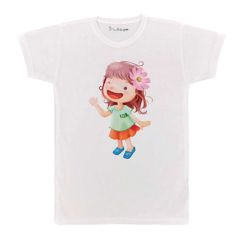 تی شرت بچگانه پرمانه طرح cute کد pmt.2260