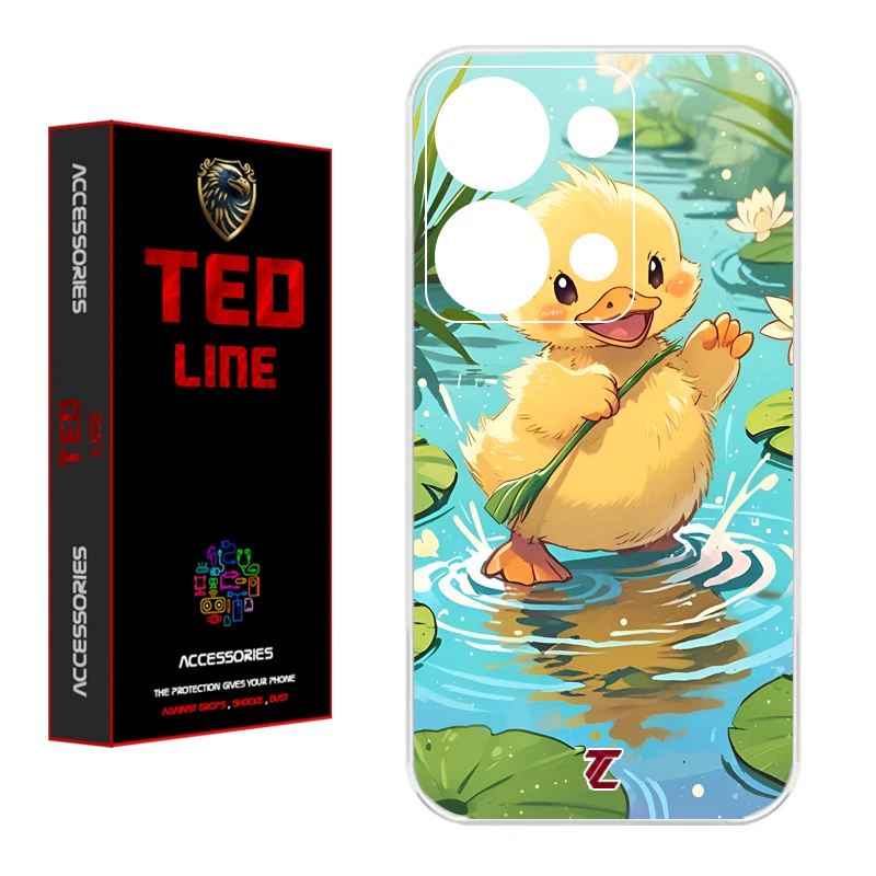 کاور تدلاین طرح اردک کد 1185 مناسب برای گوشی موبایل شیائومی Redmi Note 13 Pro 4G / Poco M6 Pro