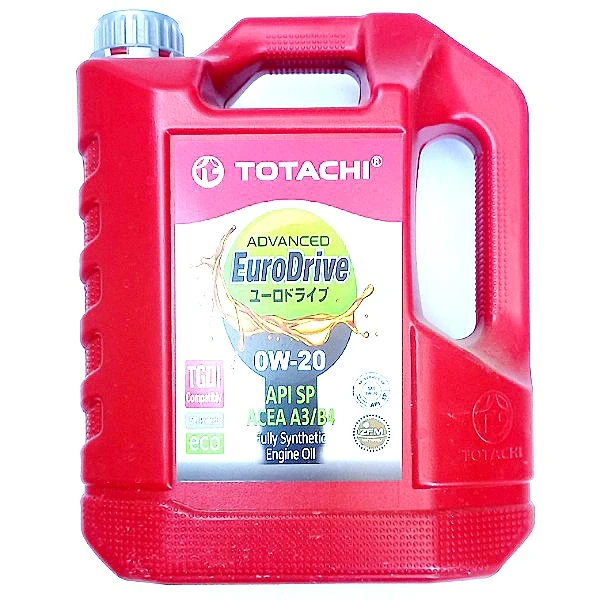 روغن موتور بنزینی توتاچی مدل eurodrive 0w-20 sp حجم ۴ لیتر