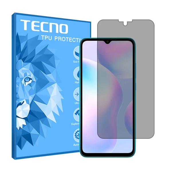 محافظ صفحه نمایش حریم شخصی تکنو مدل Resistant مناسب برای گوشی موبایل شیائومی Redmi 9AT