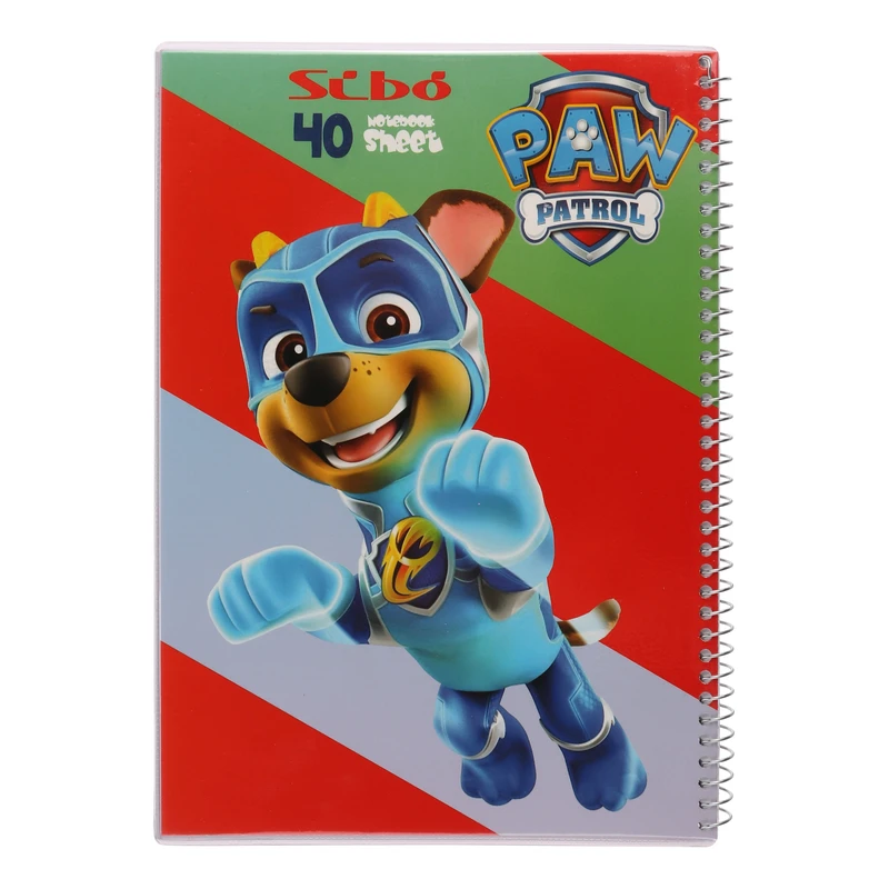 دفتر مشق 40 برگ سیبو مدل سگهای نگهبان طرح راکی کد 121805
