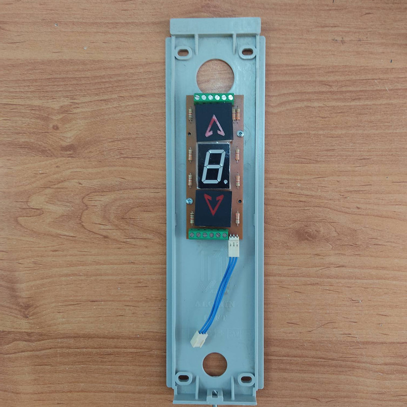 پنل شستی طبقات آسانسور آلومین لیفت مدل روکار میرور