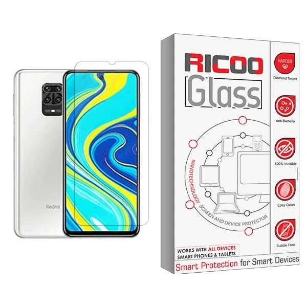 محافظ صفحه نمایش ریکو مدل Ricoo Glass MIX001 مناسب برای گوشی موبایل شیائومی Redmi Note 9 Pro (India)