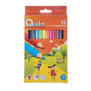 مداد رنگی 12 رنگ کوییلو مدل jumbo