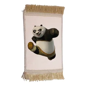 فرش ماشینی دیوارکوب مدل پاندا کونگ فو کار کد 49