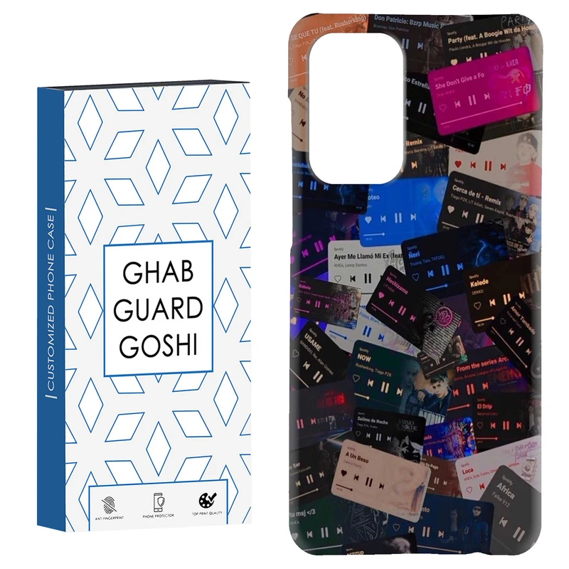 کاور قاب گارد گوشی طرح موزیک کد Dimo-264 مناسب برای گوشی موبایل سامسونگ Galaxy A52 / a52s