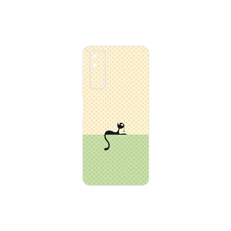 برچسب پوششی ماهوت مدل Minimal Internet Cat Icon مناسب برای گوشی موبایل هوآوی Y7a