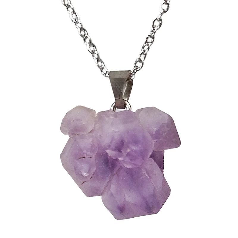  گردنبند دخترانه مدل آمیتیست کد 10-194