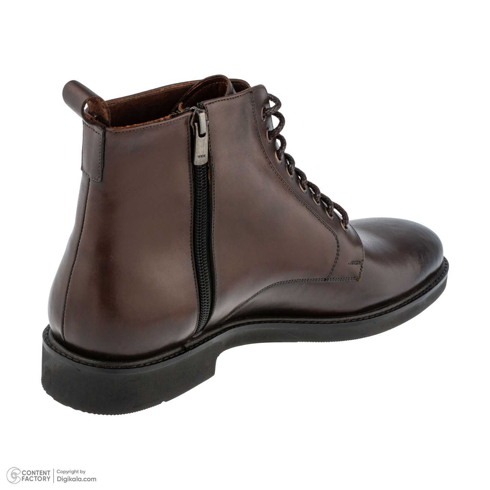 نیم بوت مردانه چرم مشهد مدل J6287-088 -  - 7