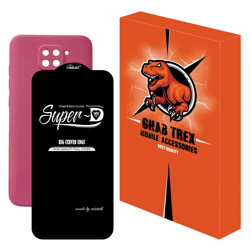 کاور قاب تی رکس مدل  2SDL مناسب برای گوشی موبایل اپل شیائومی Redmi Note 9 به همراه محافظ صفحه نمایش