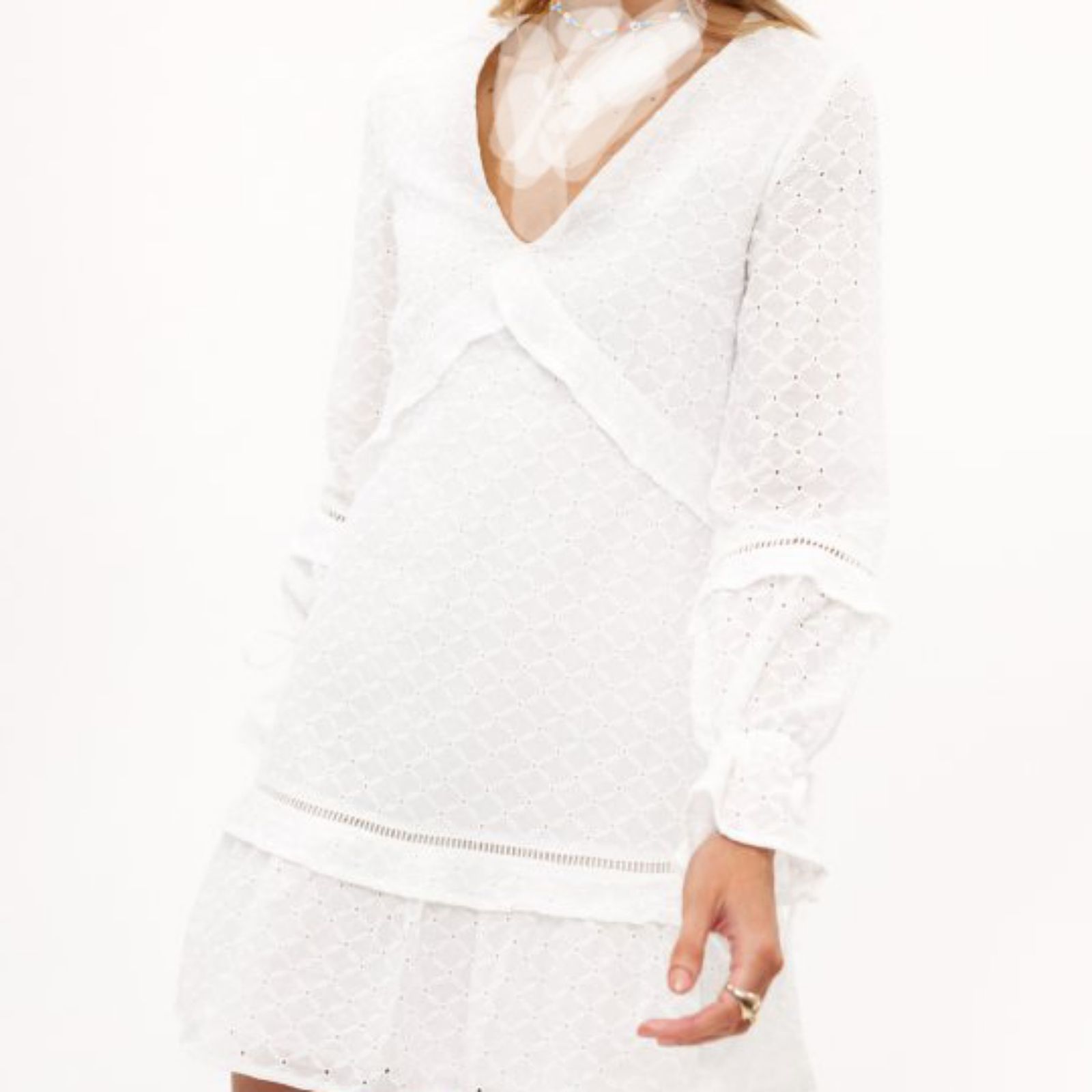 پیراهن زنانه لوییز مدل خامه دوزی RSH-LOAV83186 -  - 5