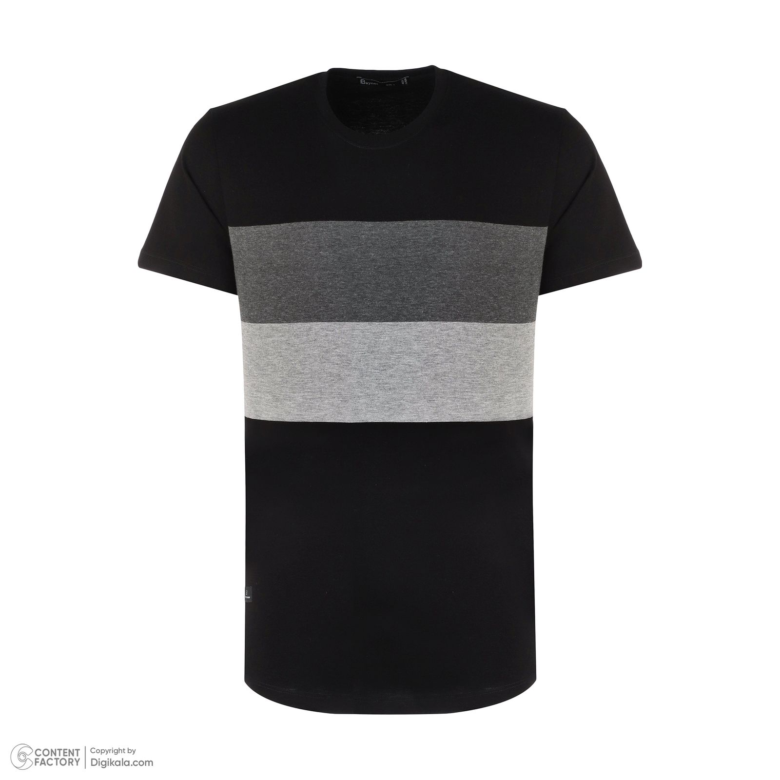 تی شرت آستین کوتاه مردانه باینت مدل 2261726 رنگ مشکی -  - 3