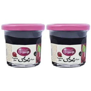 مربا تمشک موسوی - 320 گرم بسته 2 عددی