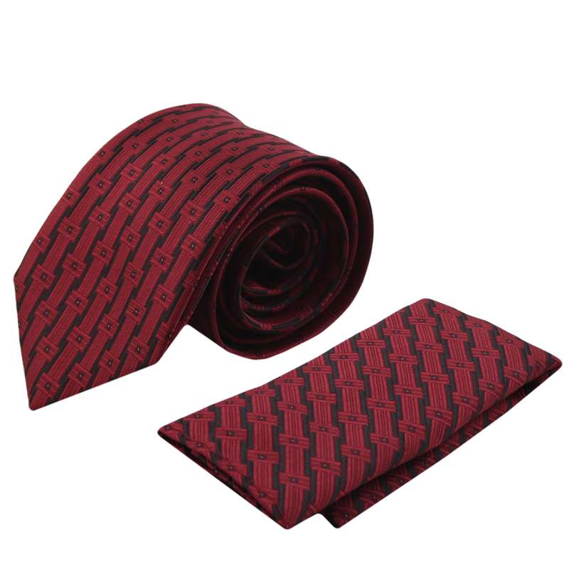 ست کراوات و دستمال جیب مردانه مدل PJ-109462