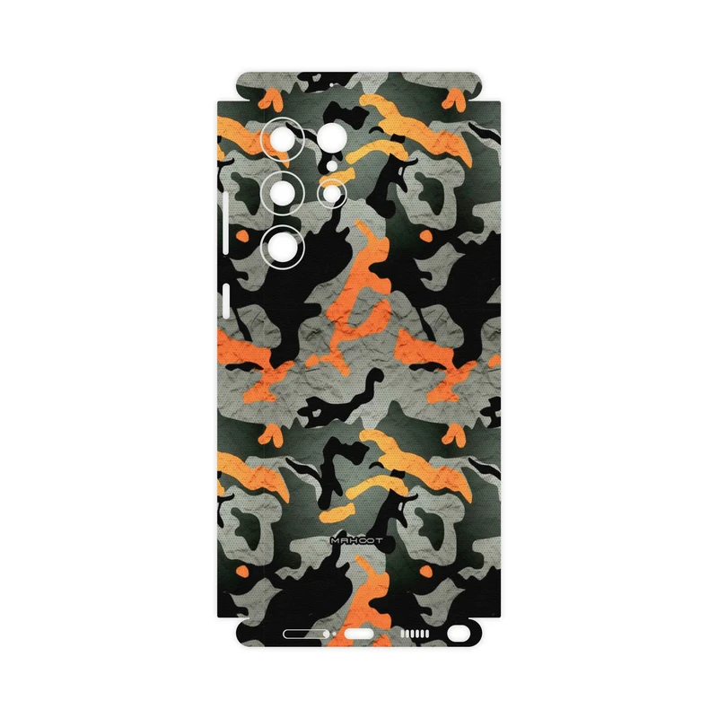 برچسب پوششی ماهوت مدل Autumn-Army-FullSkin مناسب برای گوشی موبایل سامسونگ Galaxy S22 Ultra 5G