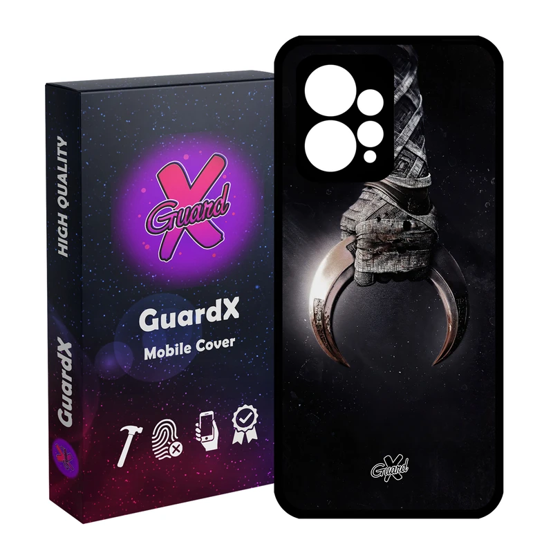 کاور گارد ایکس طرح شوالیه ماه مدل Glass10451 مناسب برای گوشی موبایل شیائومی Redmi Note 12 4G