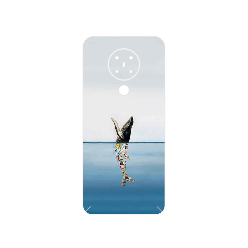برچسب پوششی ماهوت مدل Collage of Sea Trash مناسب برای گوشی موبایل نوکیا 5.3