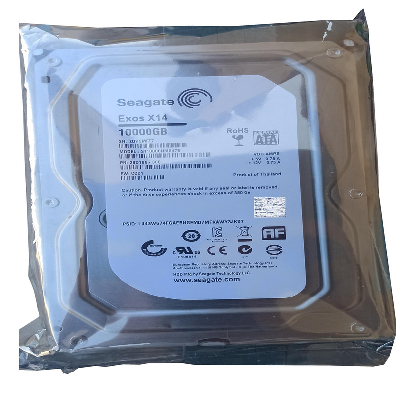 هارد اینترنال سیگیت مدل Exos x14 ظرفیت 10000 گیگابایت 2