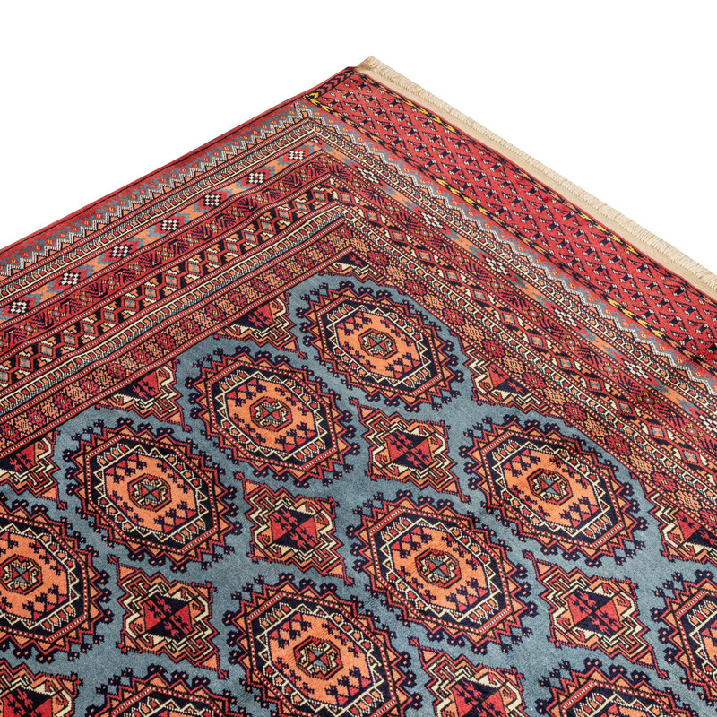 فرش دستبافت سه و نیم متری مدل ترکمن  کد  40.2600