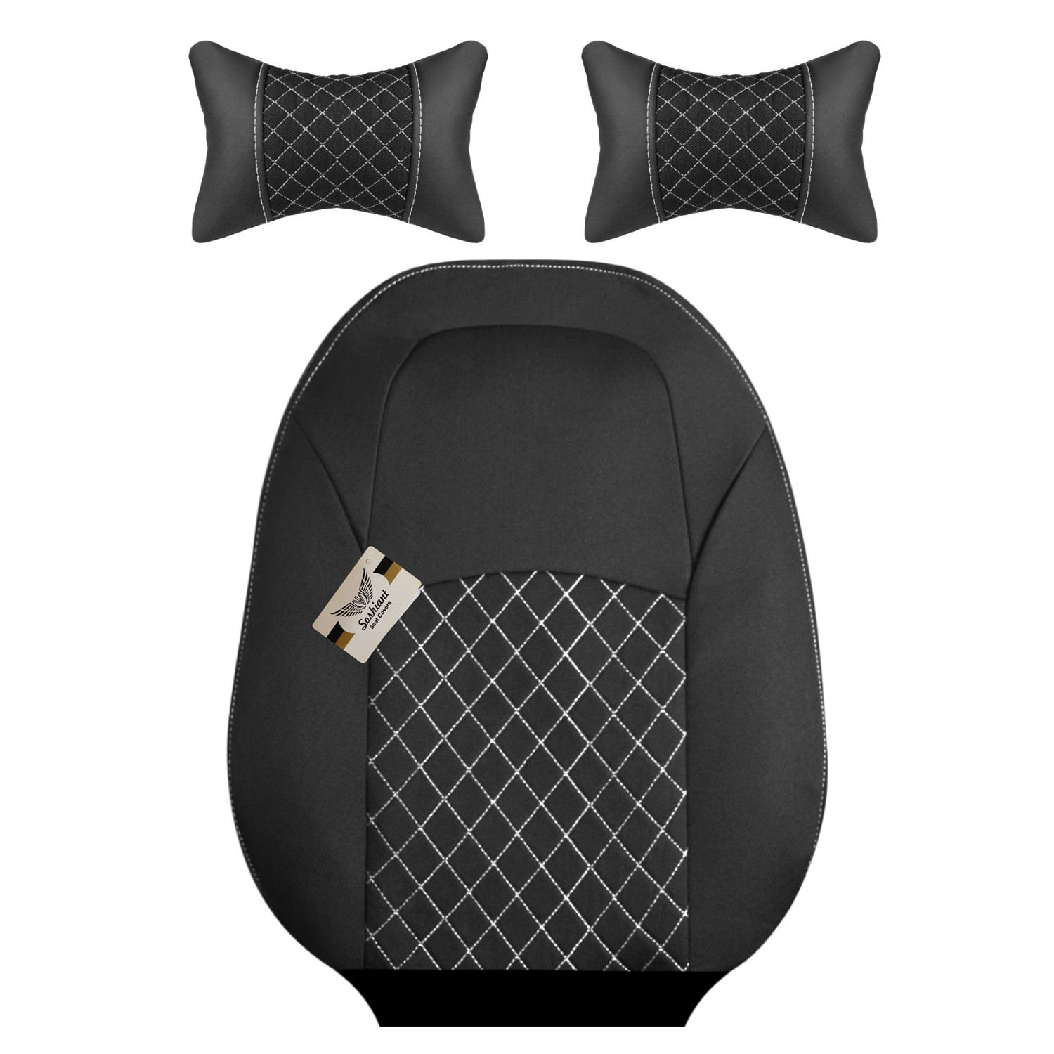 روکش صندلی خودرو سوشیانت مدل A01 مناسب برای تارا به همراه  پشت گردنی