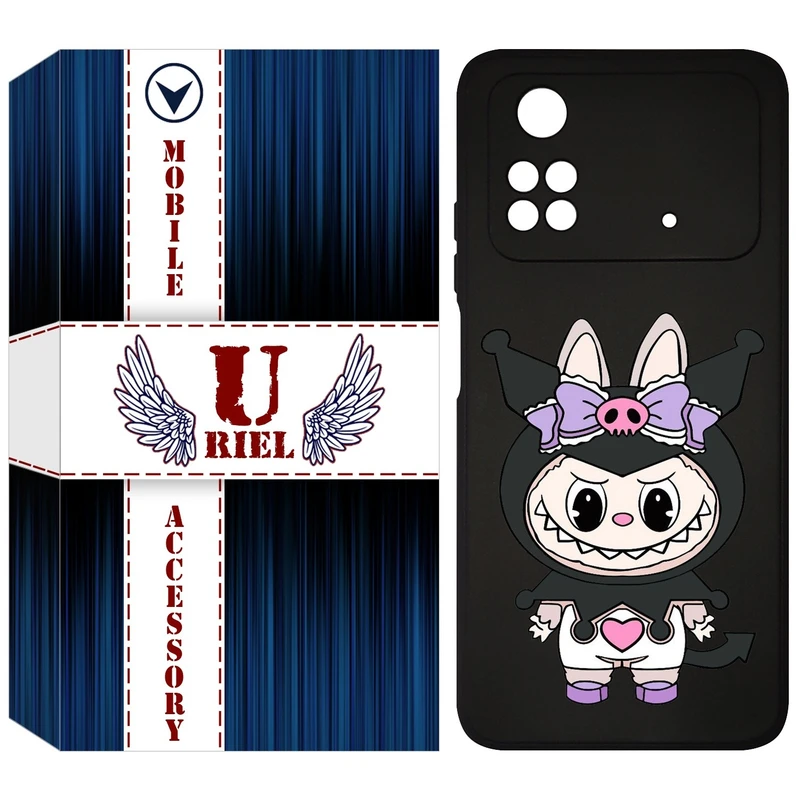 کاور یوریل مدل KSH کد 137 طرح عروسک لبوبو مناسب برای گوشی موبایل شیائومی Poco M4 Pro 4G