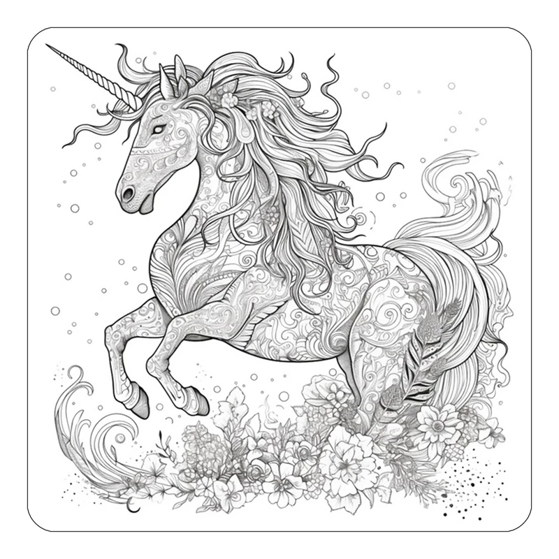 مگنت کاکتی طرح اسب تک شاخ و یونیکورن مدل mp32894