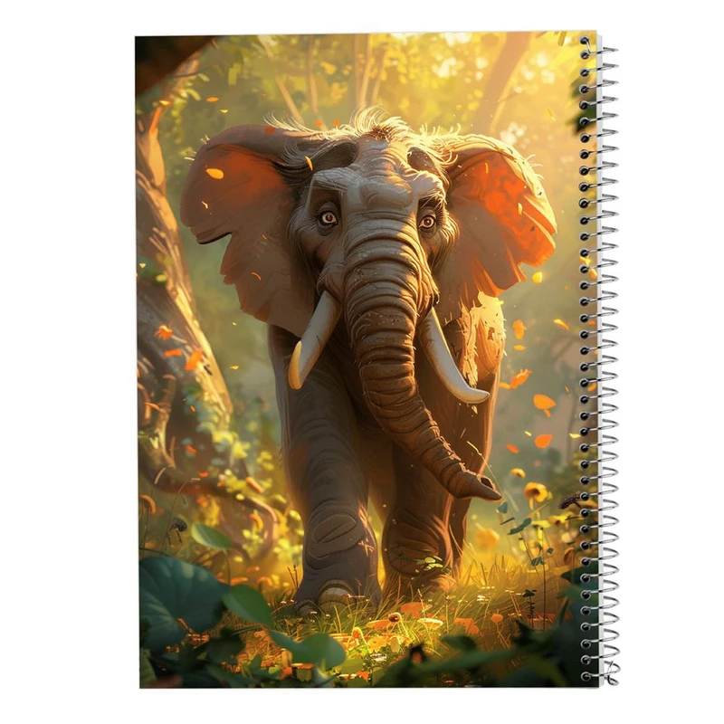 دفتر ژورنال نویسی 50 برگ مدوپد مدل نقطه ای طرح موجودات فانتزی کد DF16967