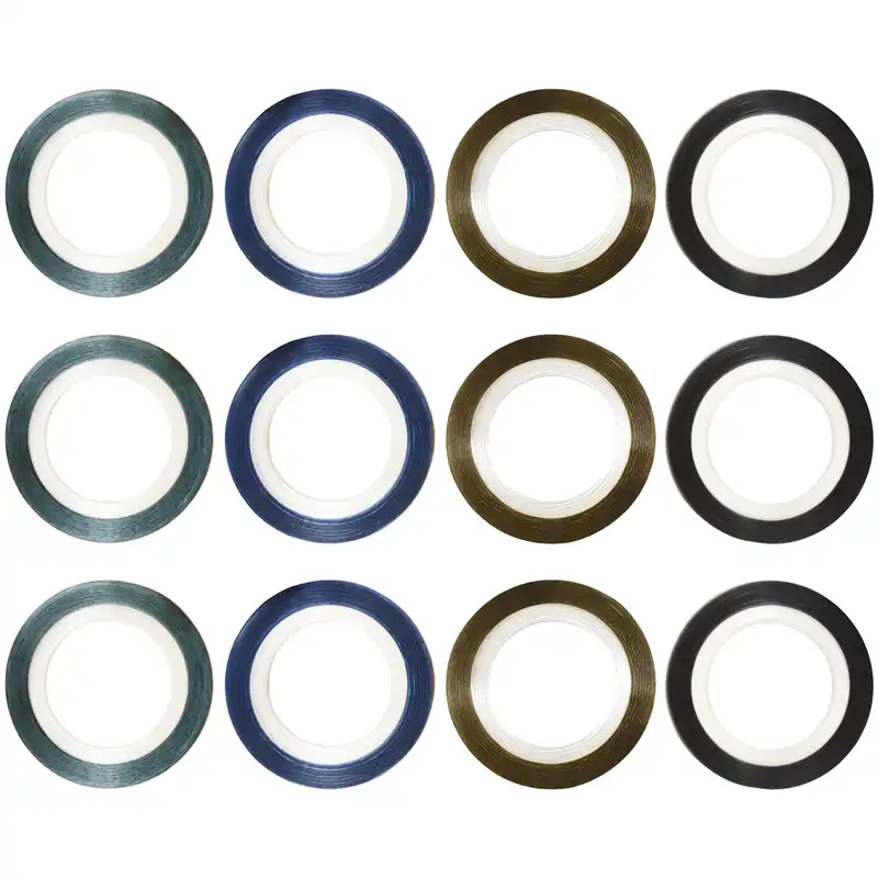 نوار طراحی ناخن مدل NST-1 مجموعه 12 عددی