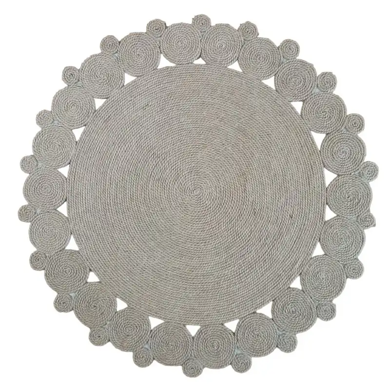 پادری طرح کنفی مدل دایره سایز 100x100 سانتی متر